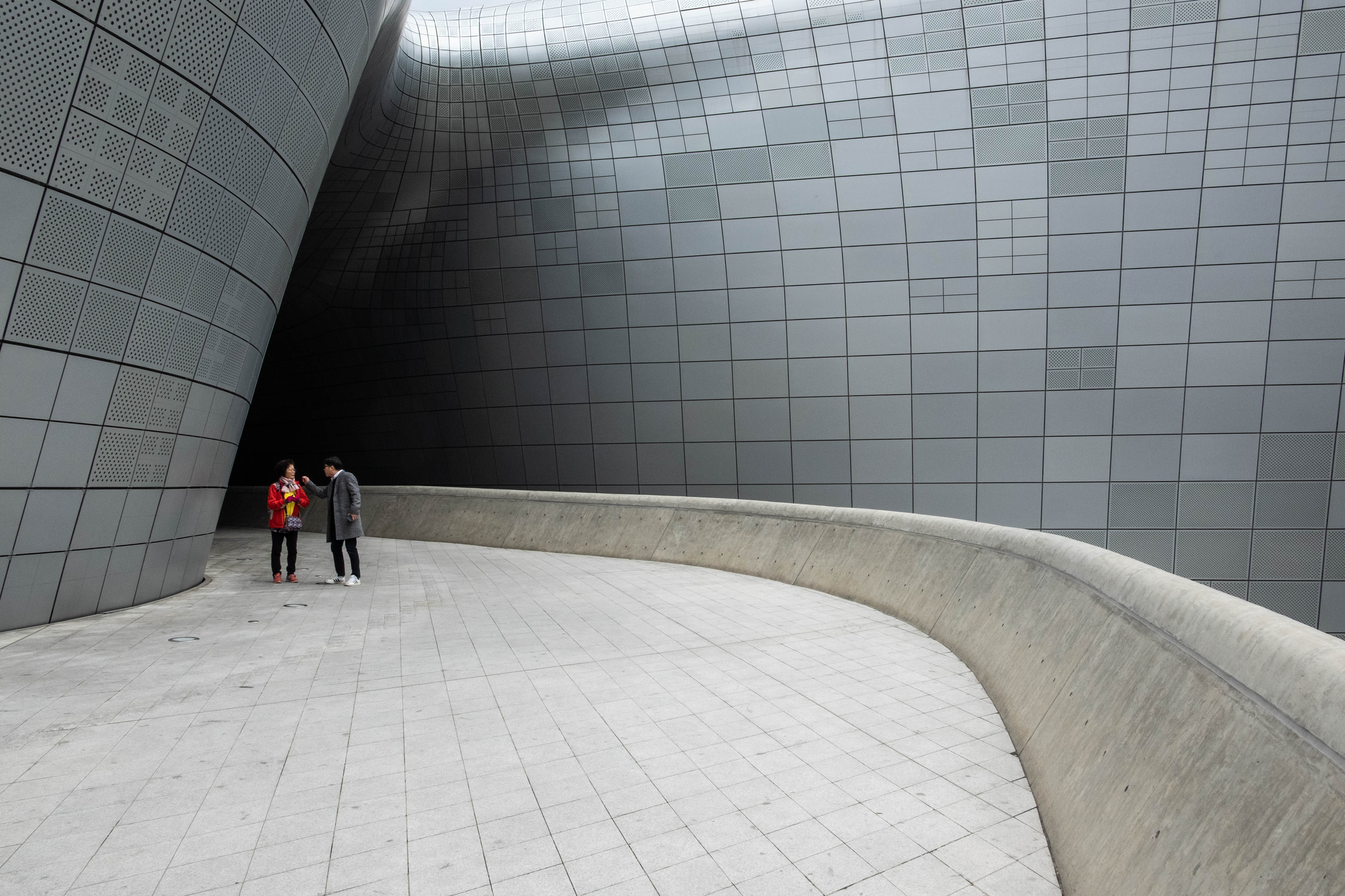 Nestled in the Curves, A Couple by Bryan Hughes