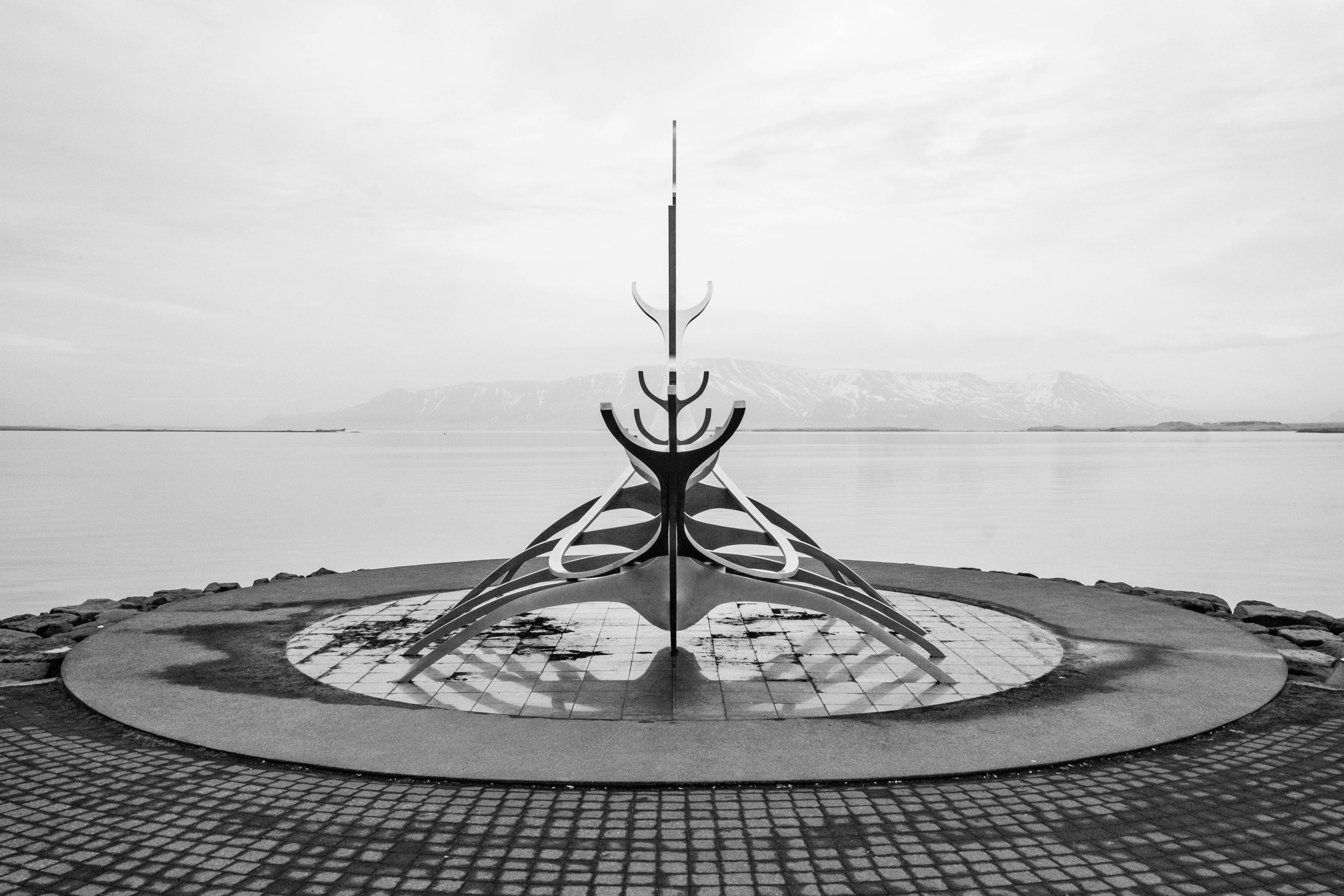 The Sun Voyager on a Cloudy Day by Bryan Hughes
