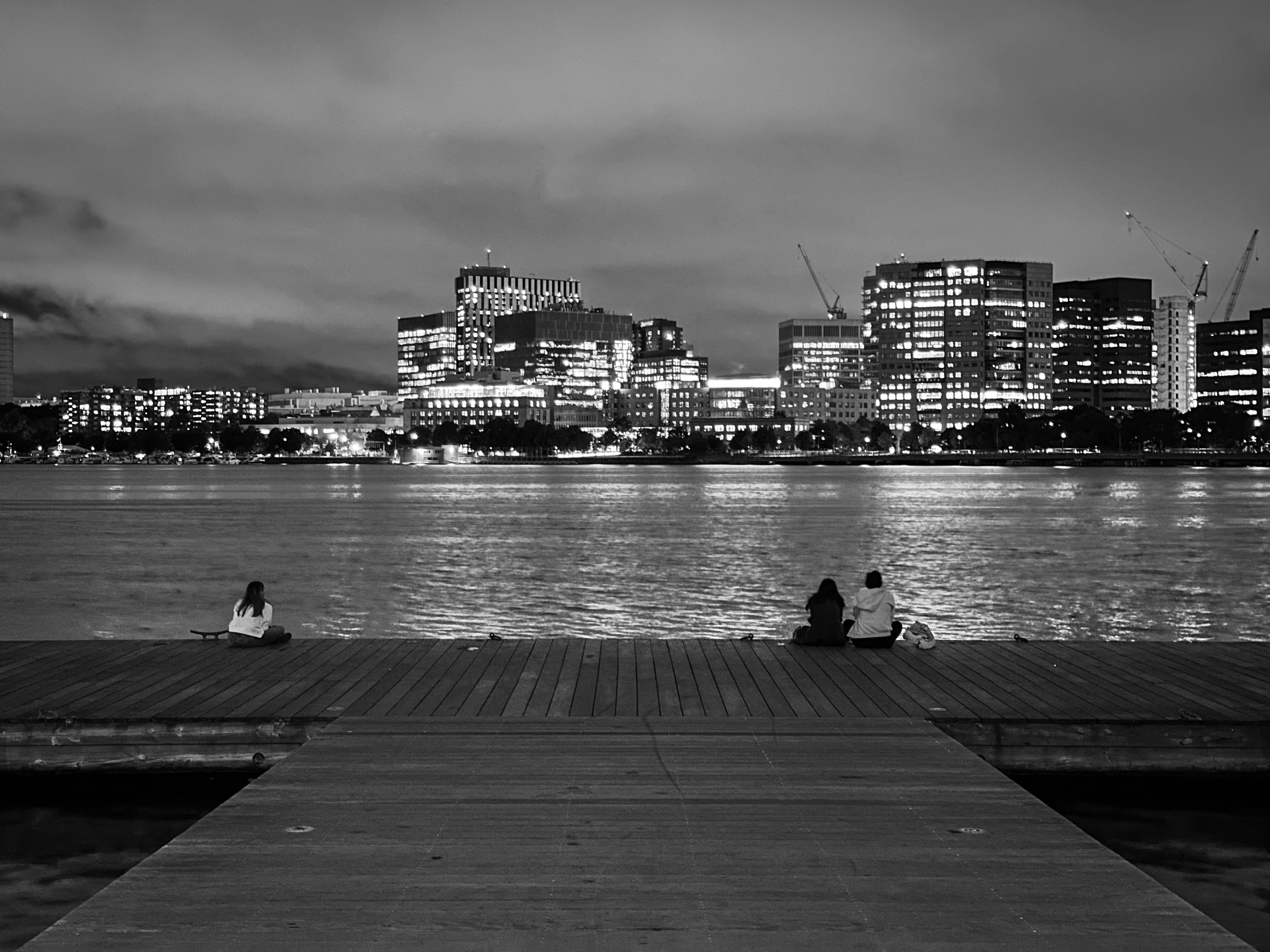 View From the Dock at Night by Bryan Hughes
